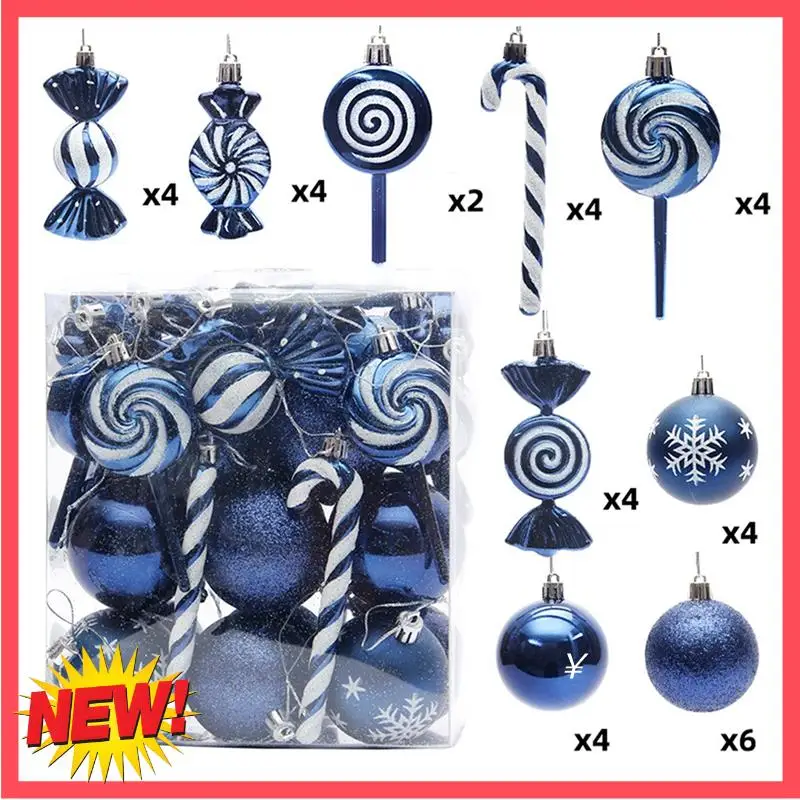 

B17C 36 шт. Рождественский шар Рождественская елка Подвески Подвеска в форме печати Рождественские сферы