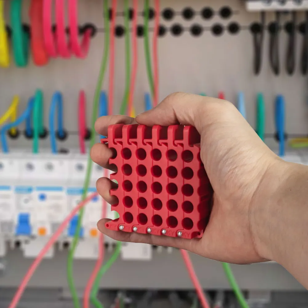 جهاز مشط كابل الشبكة Cat 5 Cat 6 Cat 5 Cat 6 جهاز بطاقة الشبكة لمثبت كابل غرفة الكمبيوتر