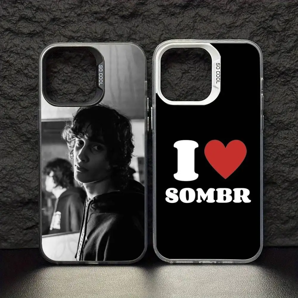 

S-Sombr Back to Friends Singer Phone Case Color Silver Shell For IPhone 17 16 15 14 13 12 11 Pro Max Plus