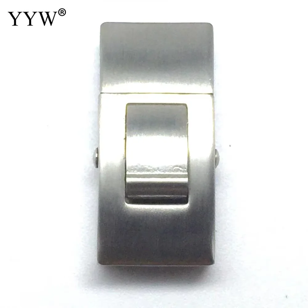 

Wholesale 10pcs Stainless Steel Magnetic Clasps Leather Cord Bracelet Buckle Necklace Clasp Diy