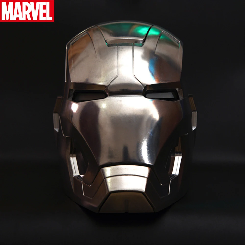 Marvel Iron Man Helmet 1:1 MK42 LED Light Up Ironman Mask Manual/Electronic Superhero Cosplay Helmet for Birthday Christmas Gift