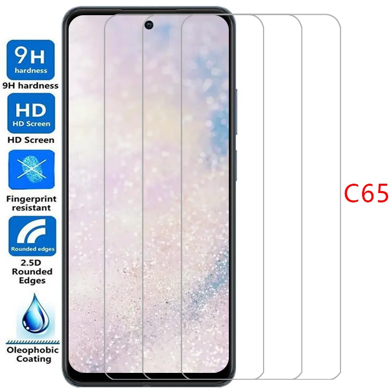 واقي شاشة لهاتف Realme C65 من الزجاج المقسى الواقي على Realmec65 c 65 65c 4g 5g فيلم Glas Realmi Realme Realme Reame #1