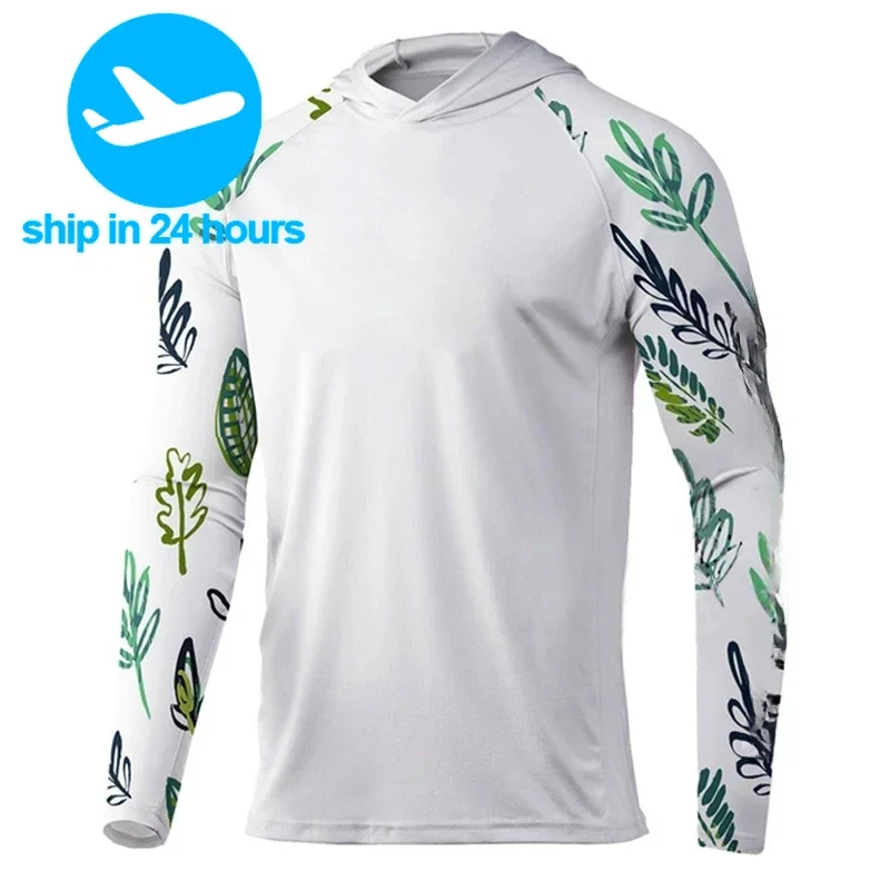 

Fishing Clothes Long Sleeve UV Protection Angling Tops Men Breathable Fishing Shirts Outdoor Performance Fishing Hoodies