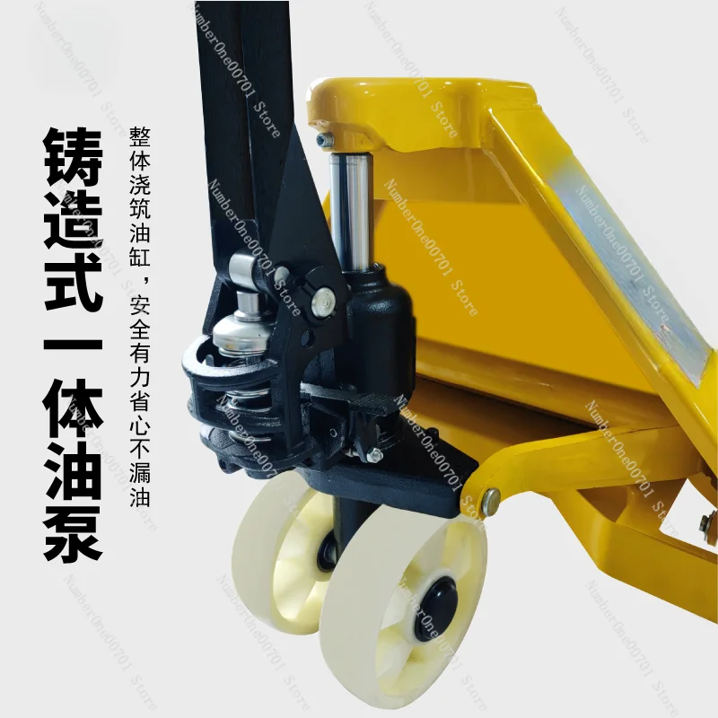 Xianguan Forklift Manual Hydraulic Truck Small 2 Tons 3 Tons Trailer Hand Push Hand Pull Hydraulic Truck Trailer