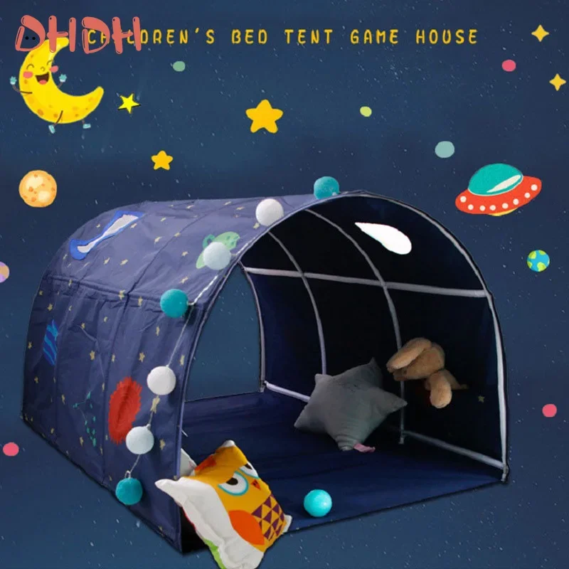 Tienda de campaña para niños, casa de Castillo de princesa, sala de juegos, Wigwam de dibujos animados para niños, casa de juegos fácil de montar, tiendas de campaña de juguete, regalos