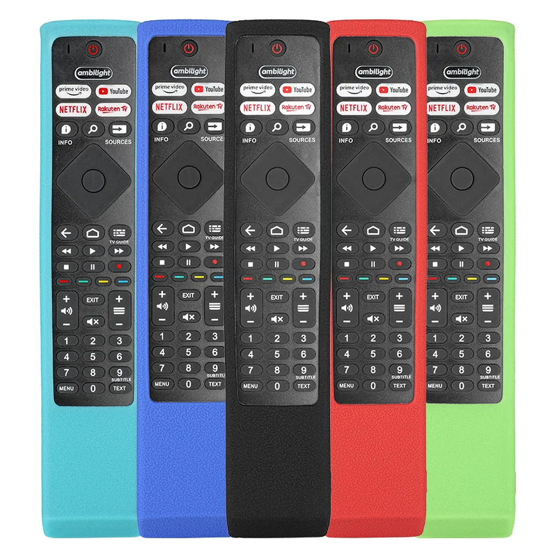 Silicone Remote Control Case For Philips HR45B-GJ01 HR45B-GJ06 BRC0984501 YKF474-B013 398GM10BEPHNR041SY TV Remote Shockproof Pr