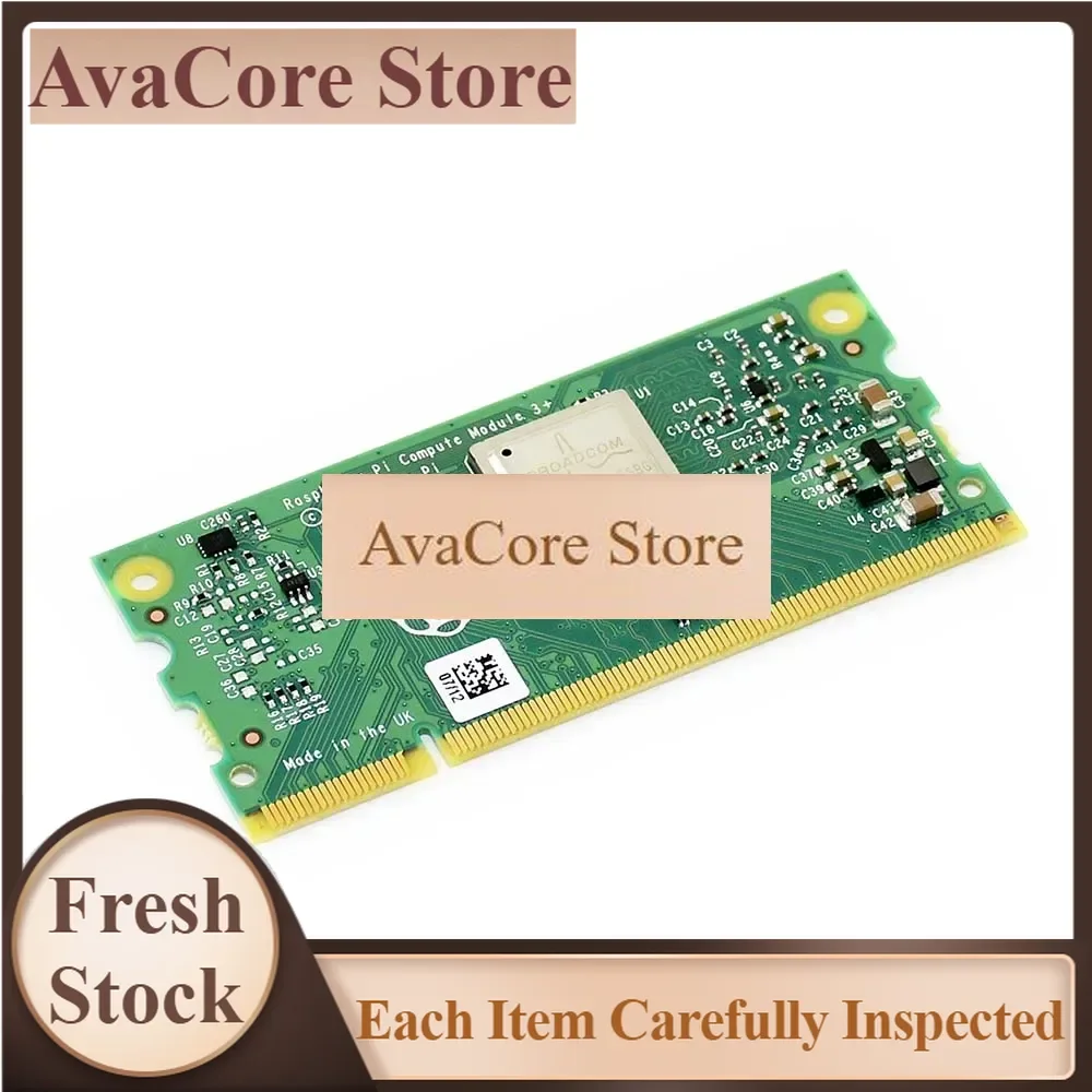 AvaCoreRaspberry Pi Compute Module 3+ Lite/8GB/16GB/32GB 1GB RAM 64-bit 1.2GHz BCM2837B0 200PIN SODIMM supports window