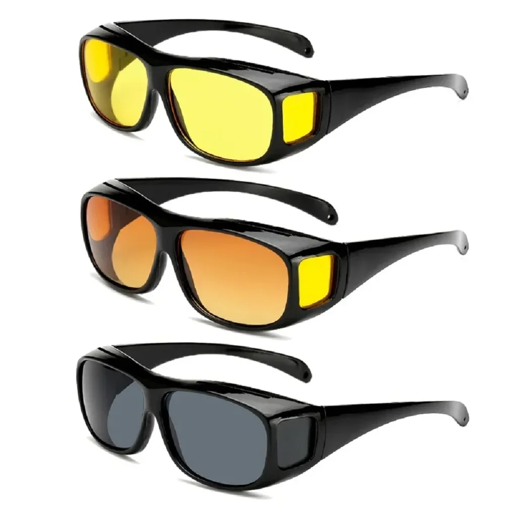 Gafas de visión nocturna antideslumbrantes para Conductor, gafas de sol de moda, gafas de ciclismo, conducción nocturna, gafas de luz mejoradas, accesorios para coche