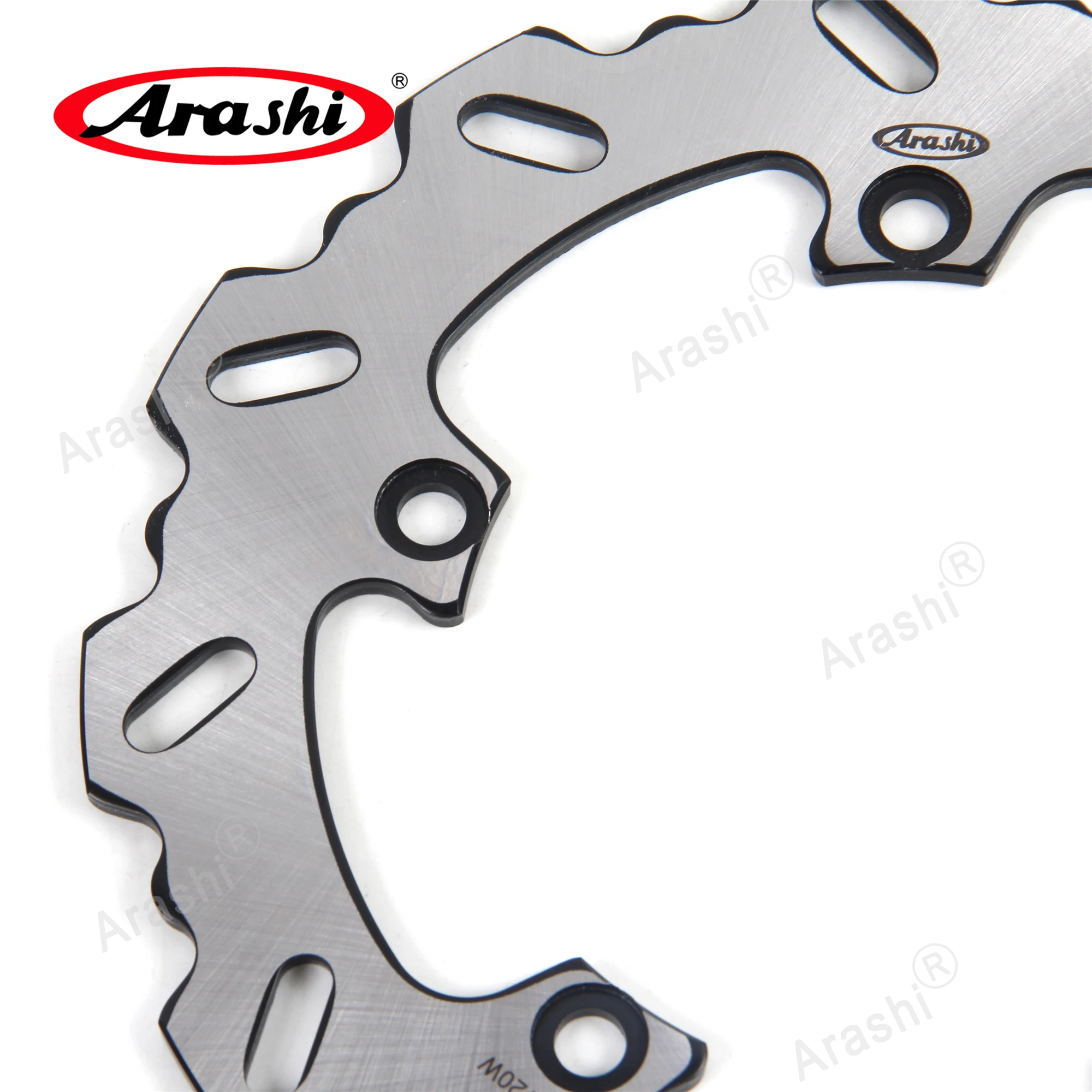 Arashi 245mm Rear Brake Disc Rotor Disk For YAMAHA YZF R7 YZF-R7 2022-2023 / FZ-07 FZ07 2015-2022 / MT-07 MT07 / ABS 2014-2022