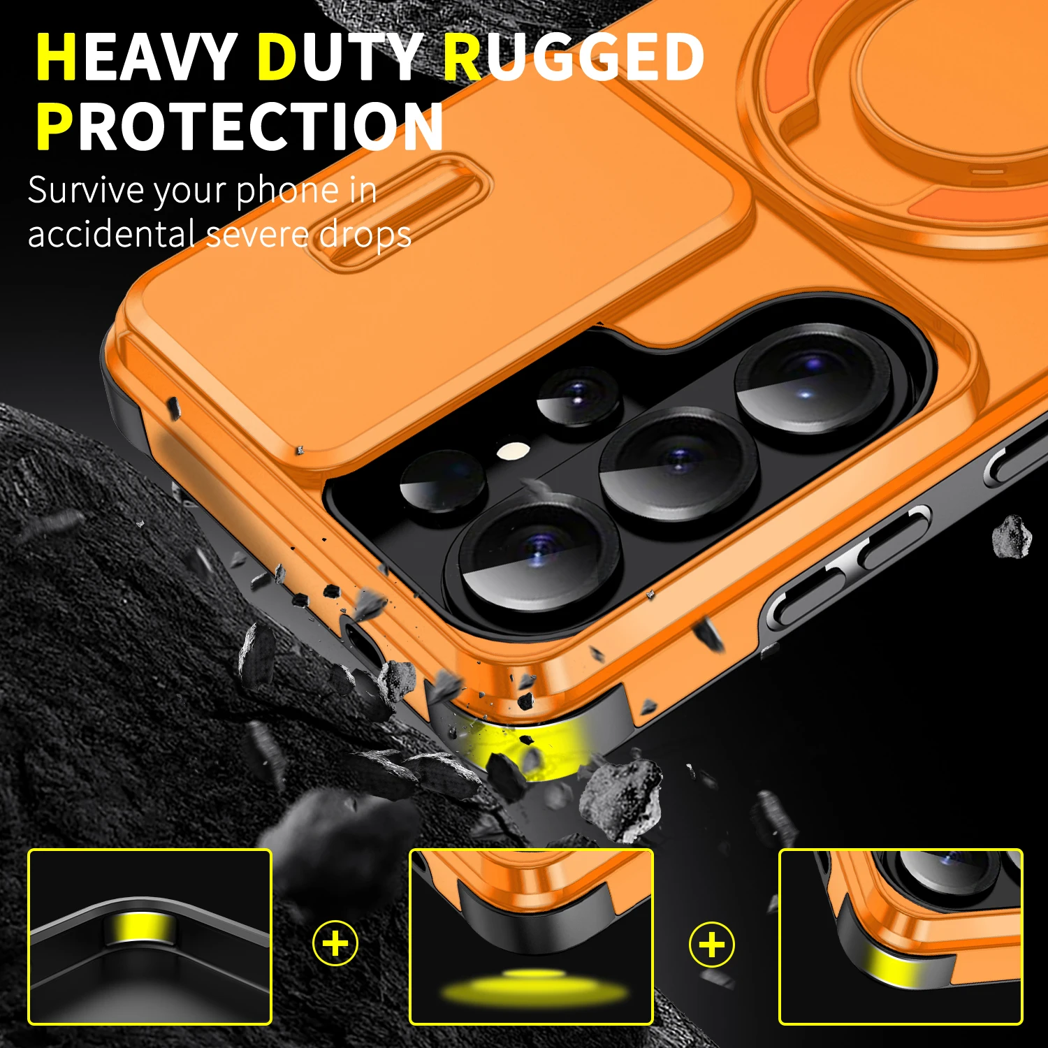 For Samsung Galaxy S25 FE S23 Plus S21 S22 S24 Ultra S26 Edge Magnetic Wireless Charging Soft Phone Case Protective Cover Cases