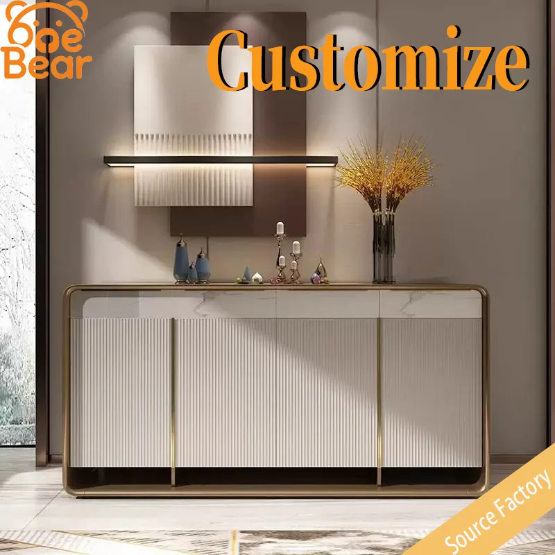 

Luxury solid wood partition cabinets, entryway cabinets, foyer decorative cabinets, and villa shoe cabinets.