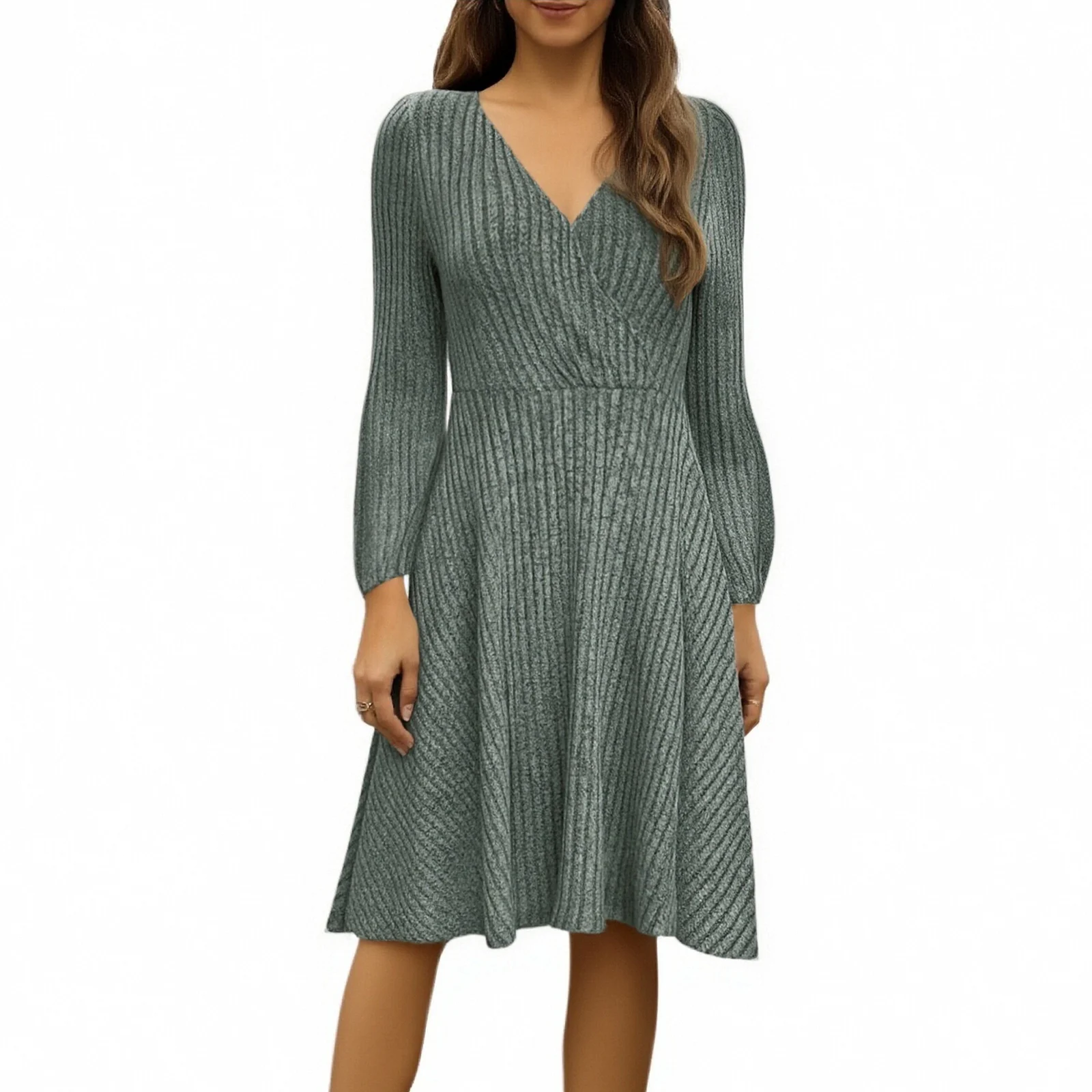 Versatile High-Waisted Solid Color Short Skirt Dresses Plus Size Dresses For Spring Maxi Dresses Casual Dresses Vestidos Largos