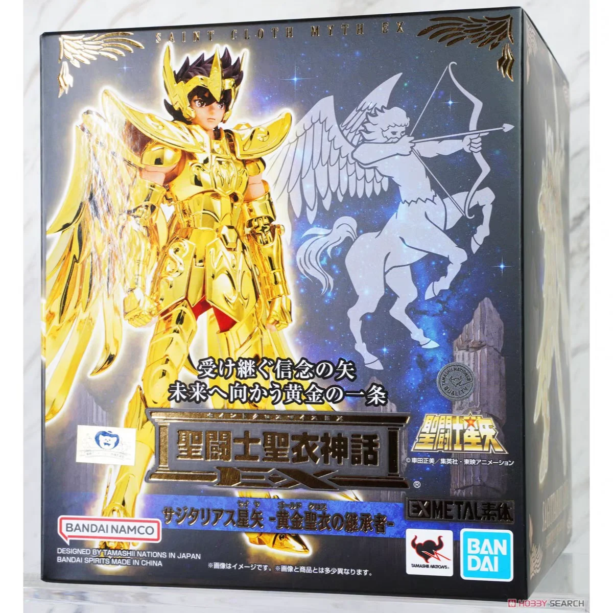 100% Original Bandai Saint Sieya Cloth Myth Exm Sagittarius Seiya Inheritor Of The Gold Cloth Figura Model Collection Toys