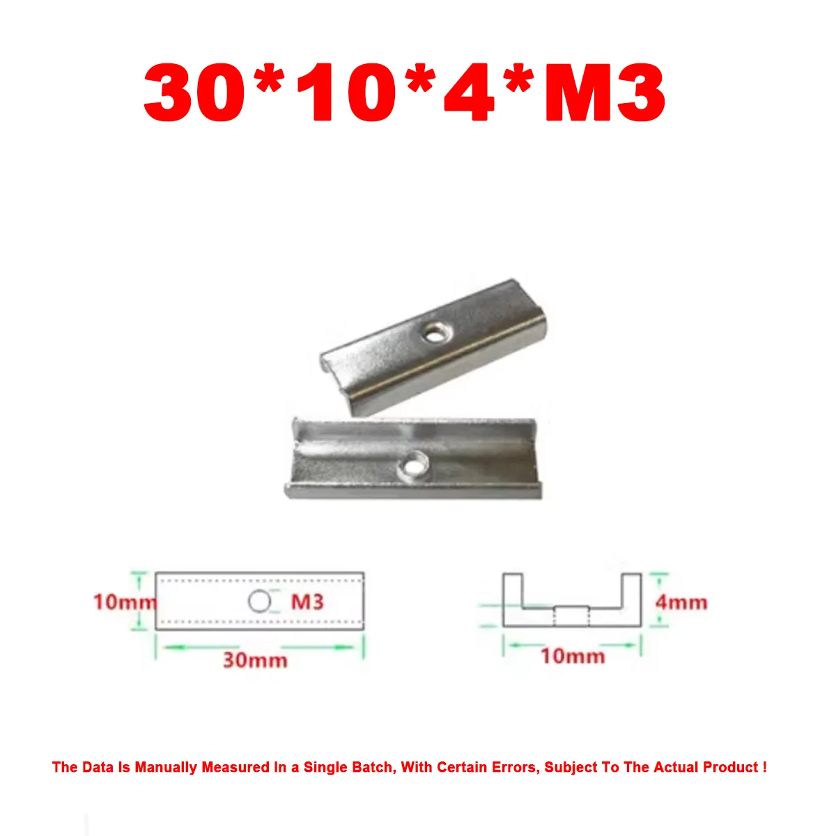 Variant: 20pcs 30X10X4XM3