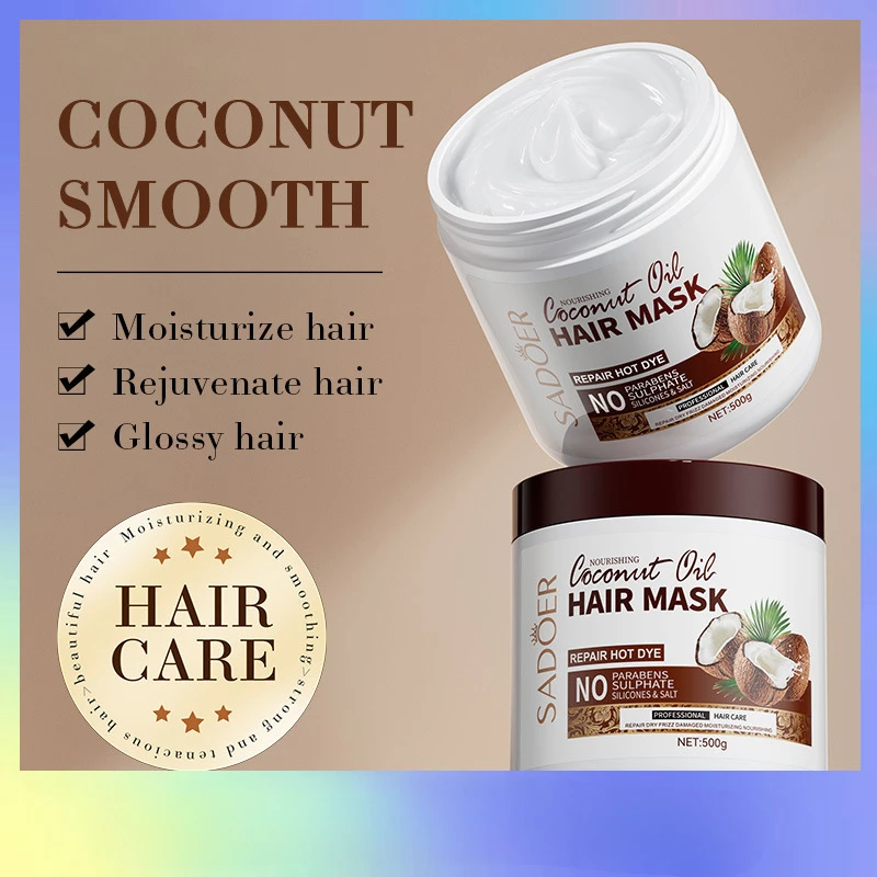 

500ml Coconut Moisturizing Shampoo Moisturizing Amino Acid Anti-dandruff Shampoo Coconut Shampoo Cream Hair Care Nourishes Scalp