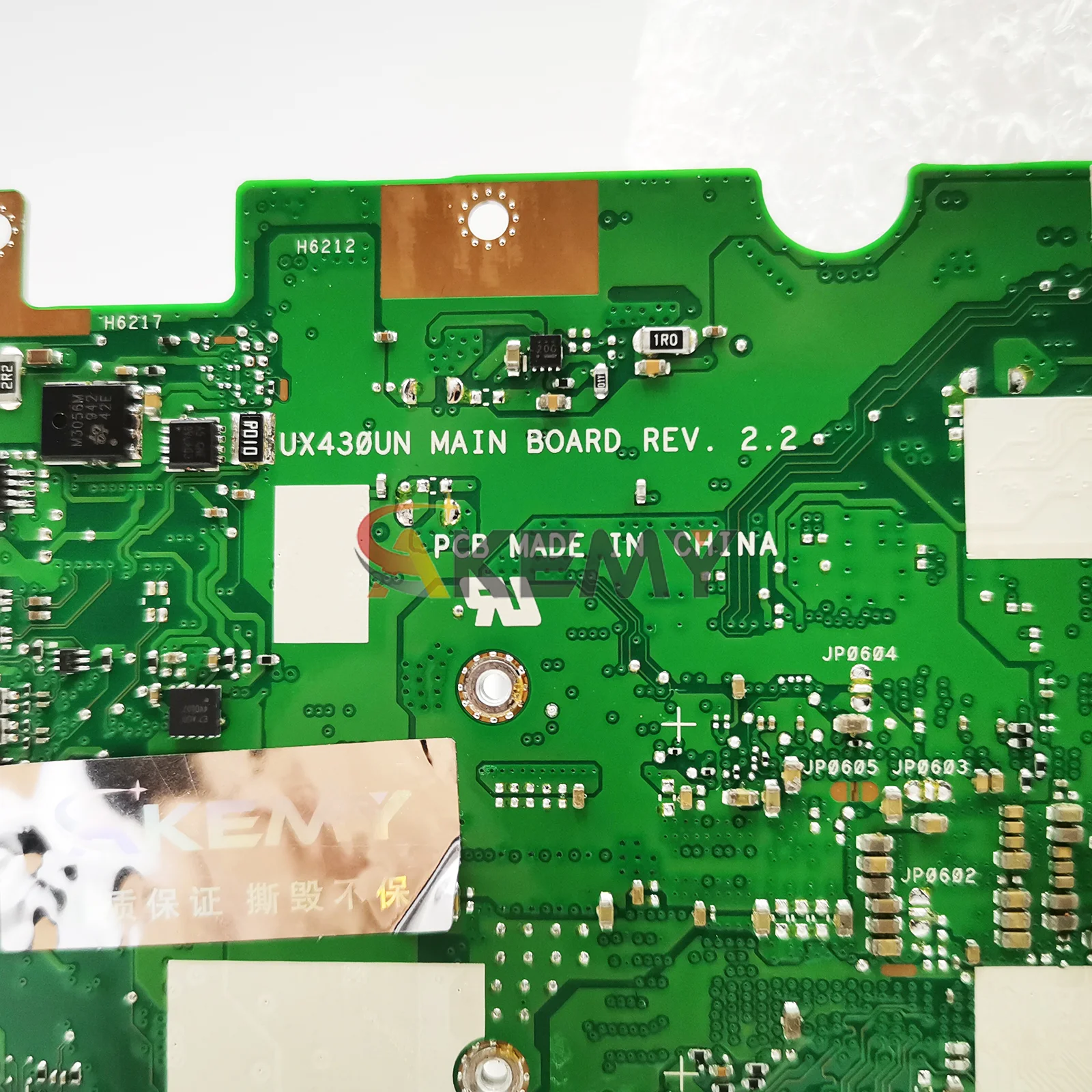 UX430UN Laptop Motherboard For ASUS ZenBook UX430UN UX430U U4100U UX430UQ Notebook Mainboard With I3 I5 I7 CPU 100% tests OK stk