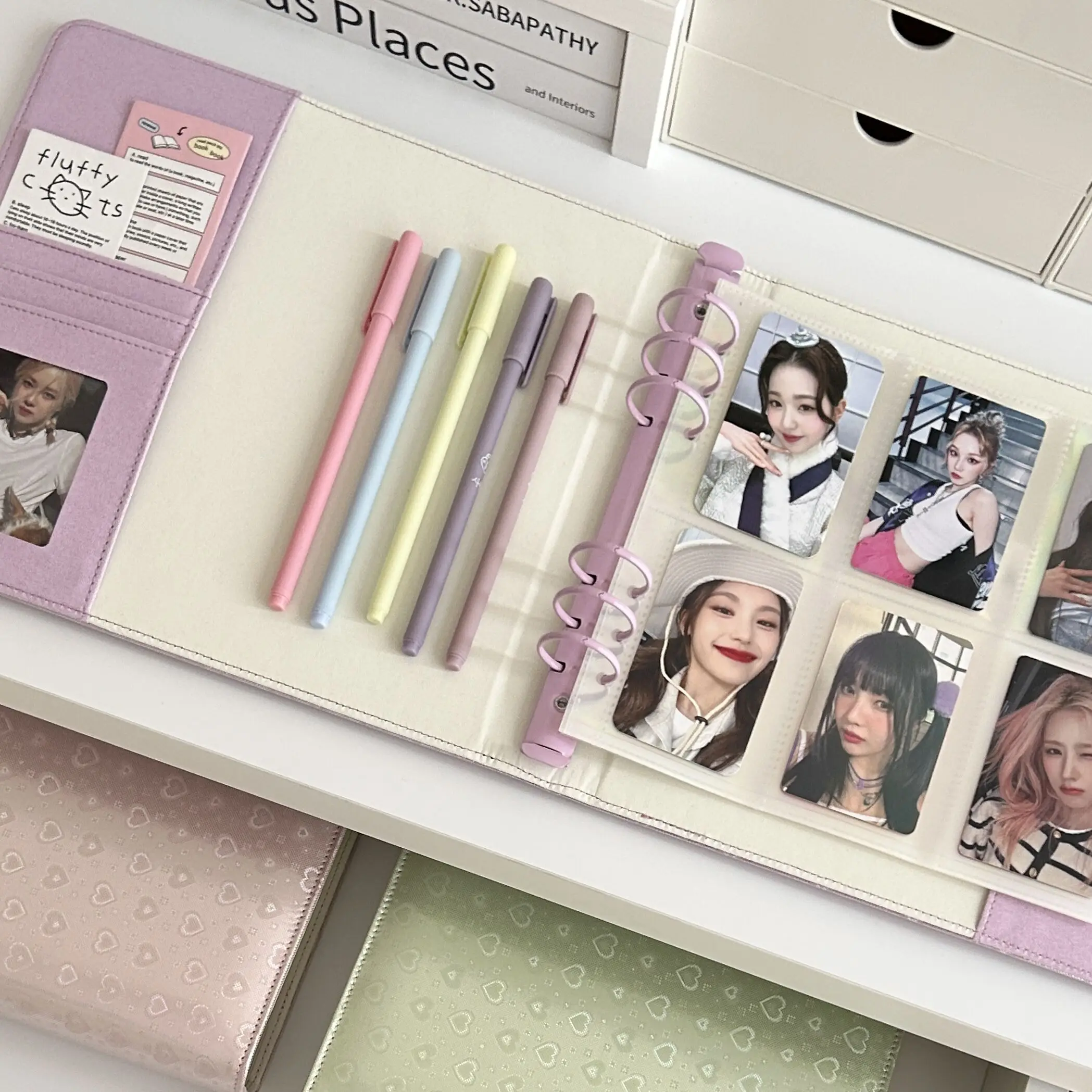 MINKYS Original Design Glittery Love Heart PU 6 Space Kpop Photocard Binder Collect Book Idol Photo Card Holder Photocards Album - AliExpress 21 MINKYS Original Design Glittery Love Heart PU 6 Space Kpop Photocard Binder Collect Book Idol Photo Card Holder Photocards Album - AliExpress 21