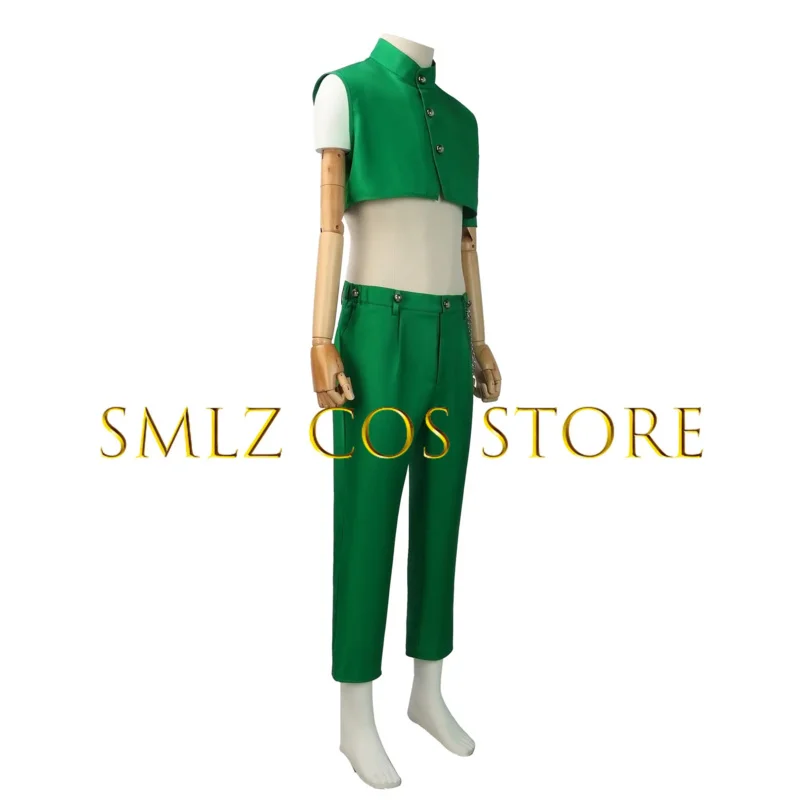 Stagione 3 Meliodas Cosplay Anime Sette Peccati Capitali Costume Cosplay Uomo Verde Top Pantaloni Parrucca Vestito Halloween Party Gioca Ruolo OA3540