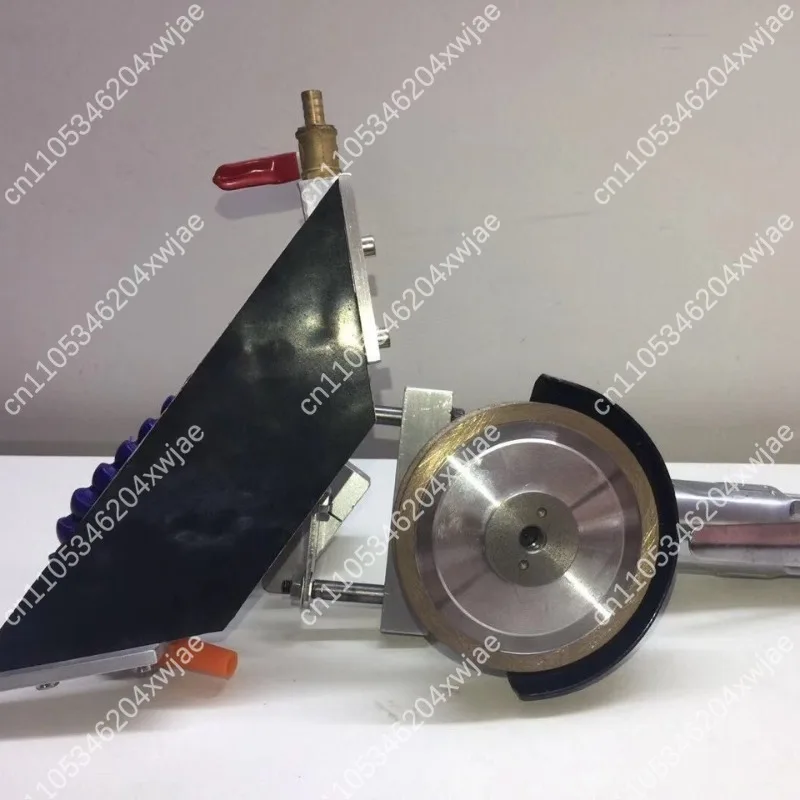 Mini Handheld Pneumatic Chamfering Tool Safe Efficient Industrial Grinder Glass Stone Round Edge Processor