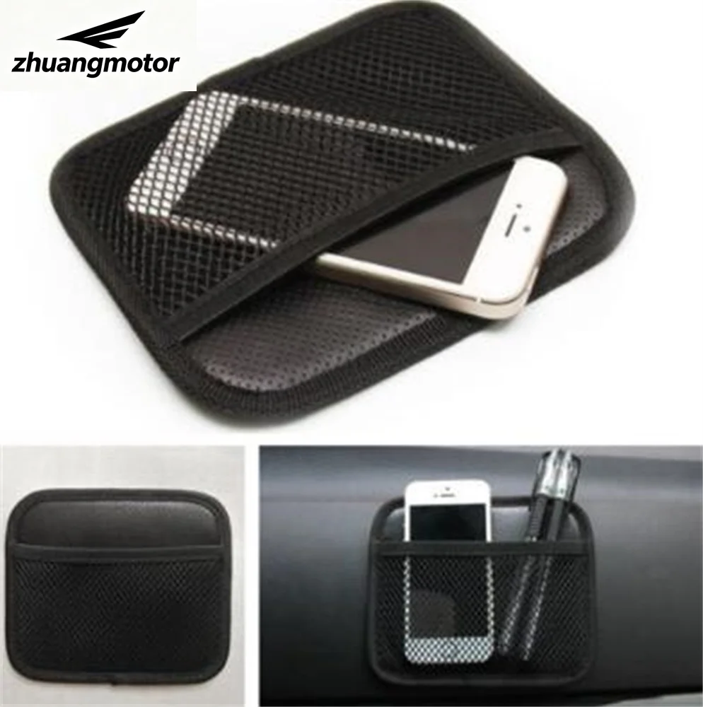 Car String Storage Net Bag Holder Fits Phone holder Pocket Organizer