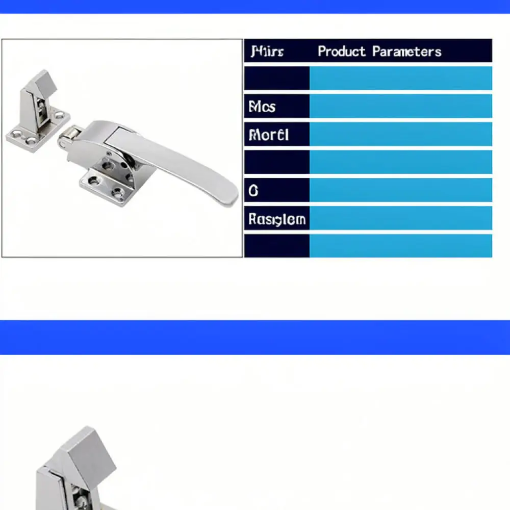 Commercial Industrial Oven Latch Zinc Alloy Adjustable Handle Secure Door Lock For Cold Storage Freezer Hardware Repair