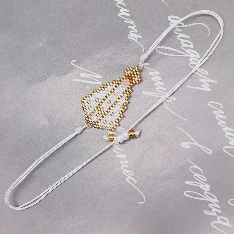 Новый простой браслет ZHONGVI в стиле бохо, браслет с бусинами Миюки для женщин, браслет с сердечками, модные ювелирные изделия, оптовая продажа