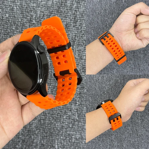 Correa de nailon y silicona de 22mm para reloj GT5 GT4, pulsera de 46mm para Huawei Watch 5Pro 4Pro GT3 GT2 GT 3 2Pro, correa de reloj de 46mm