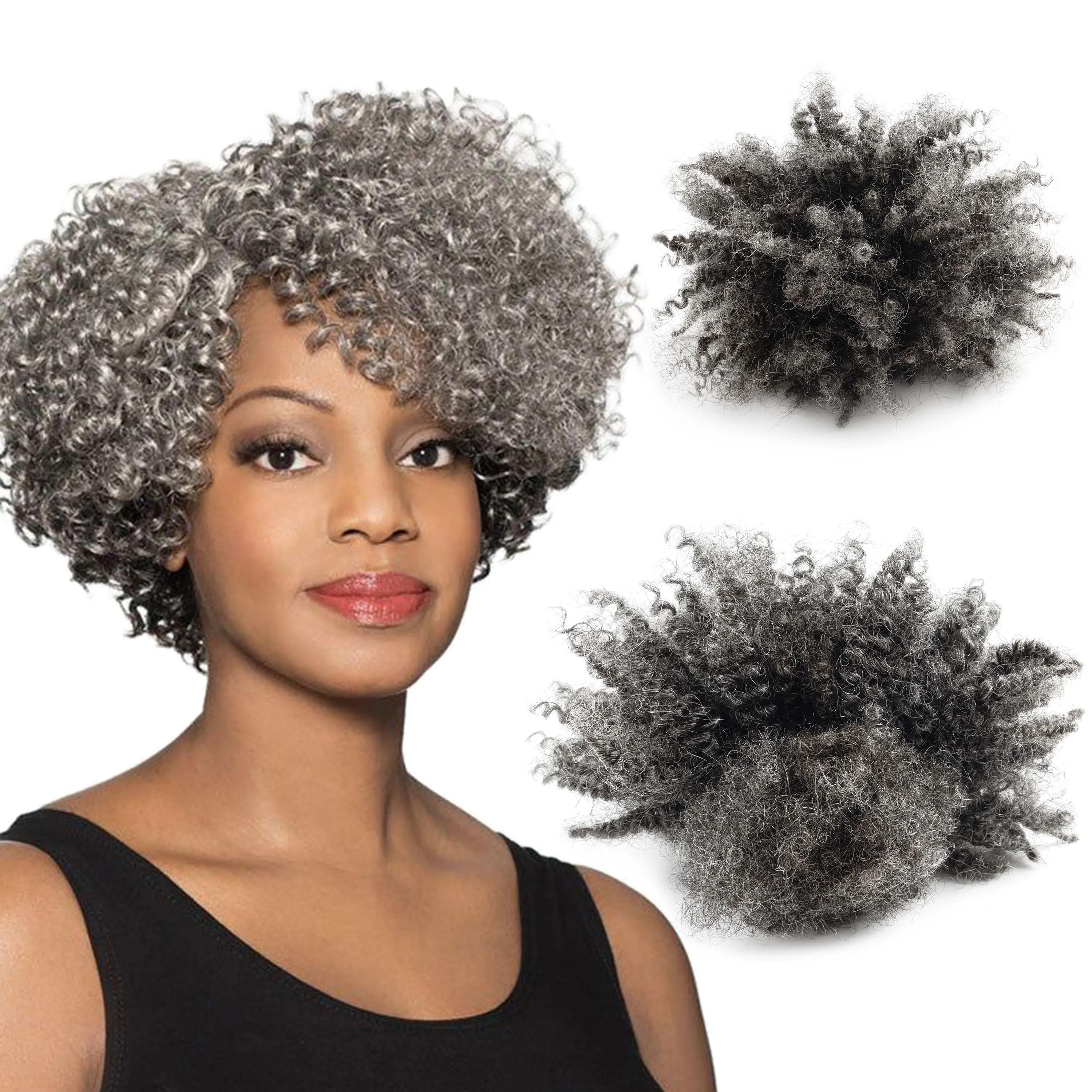 

Wholesale 100% Real Human Hair Extensions Afro Curly Bulk Dreadlocks Locs Kinky Braids 1 Pack Cheap Kinky Curly Braids