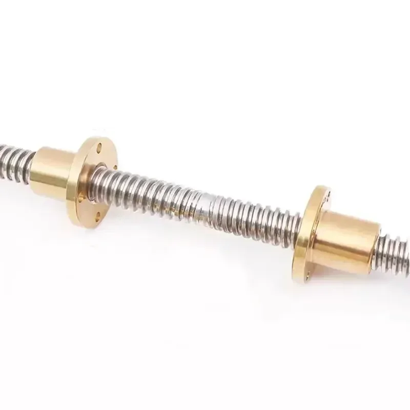 1PC 304 stainless steel T14 Lead Screw right-left length100-1000mm OD 14mm Lead 3mm with nut for 3D Printer part