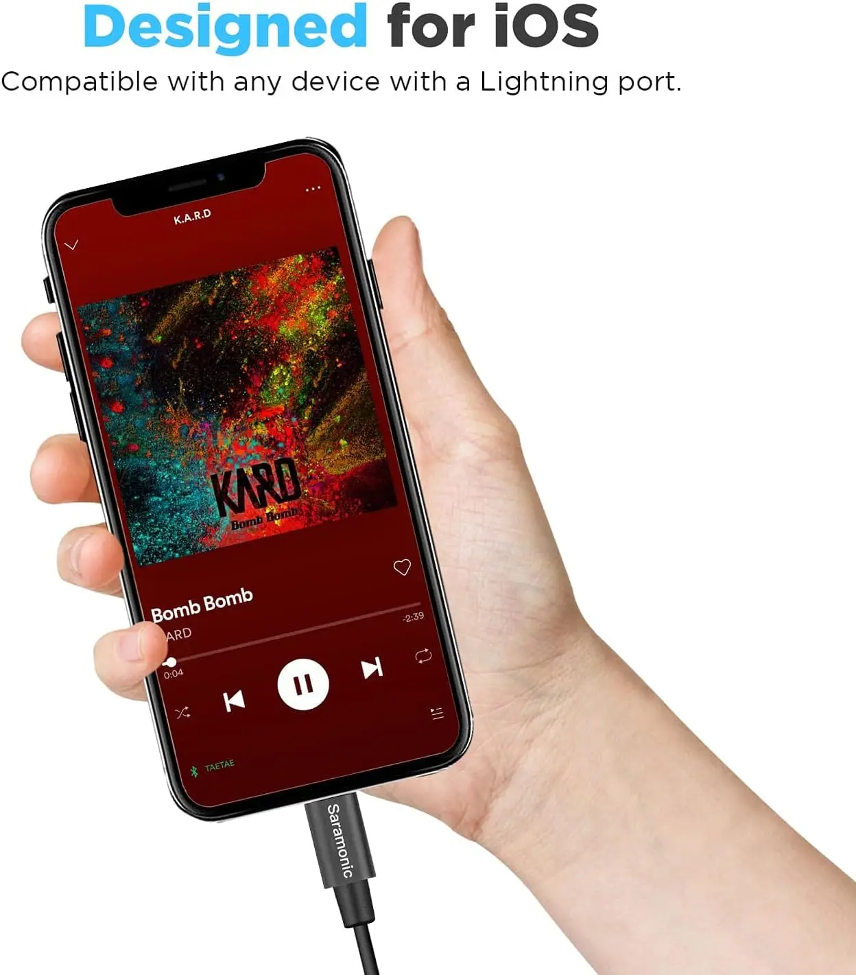 Saramonic SR-C2000 Serie Extension Microfoon Audio Adapter Kabel Voor Draadloze Microfoon Iphone Xiaomi Dji Osmo™Action Dslr