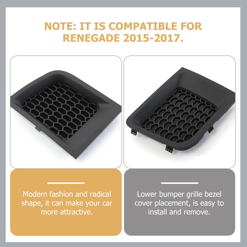

Bumper Cover Lower Grille Baffle Front Supplies Mesh Car Accessories Vehicle Bottom