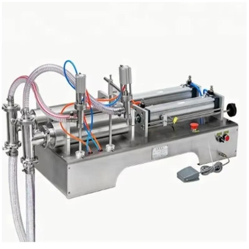 

【Best】Automatic Liquid Detergent Liquid Soap Production Line Double Head High Speed Tracking Filling Machine