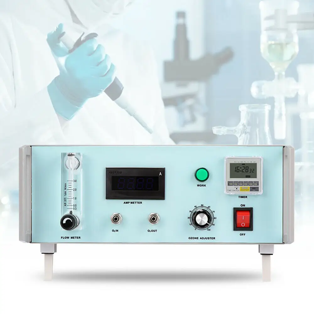 

Medical Grade Ozone Generator Ozone Therapy Machine Laboratory Disinfection Machine Healthcare Equipment Sterilizer 110mg/L 90W