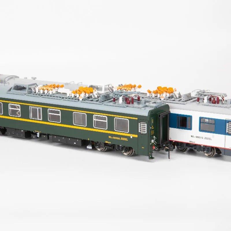 Diecast HO Scale 1/87 WX25T Contact Line Inspection Car Plastic Train Model Classic Collection Static Display Souvenir Boy Toys