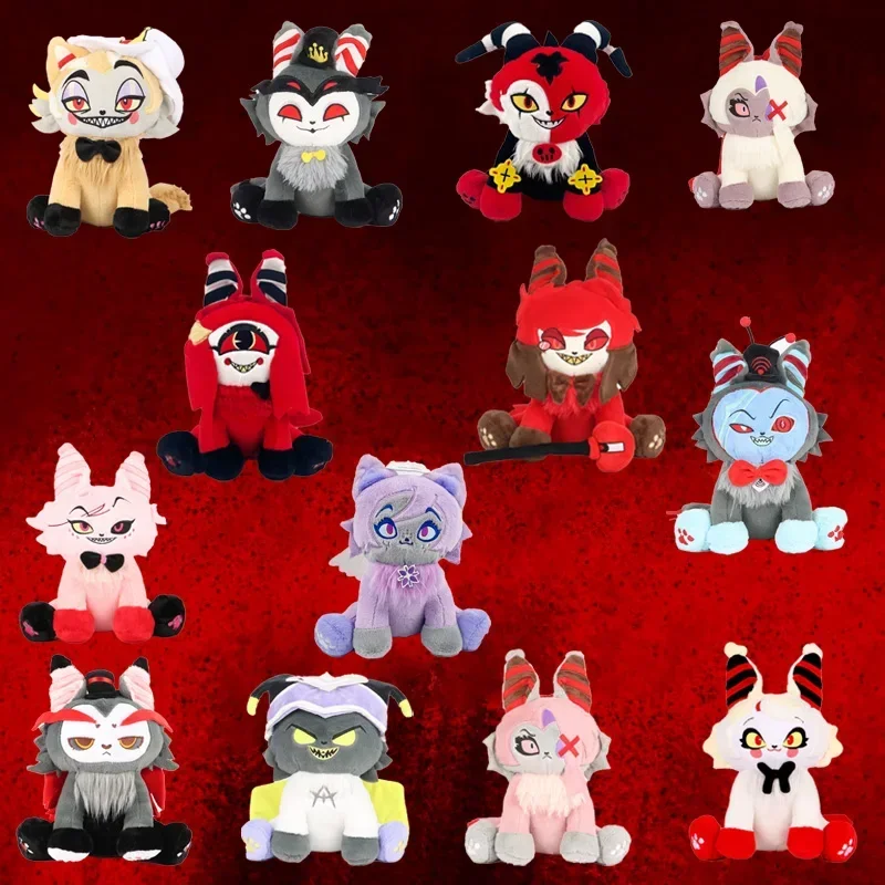 

Hazbin Hotel Plush Toy Funny Angel Dust Alastor TV Fans Collecting Gift Cute Cotton Stuffed Plush Doll Kids for Birthday Present