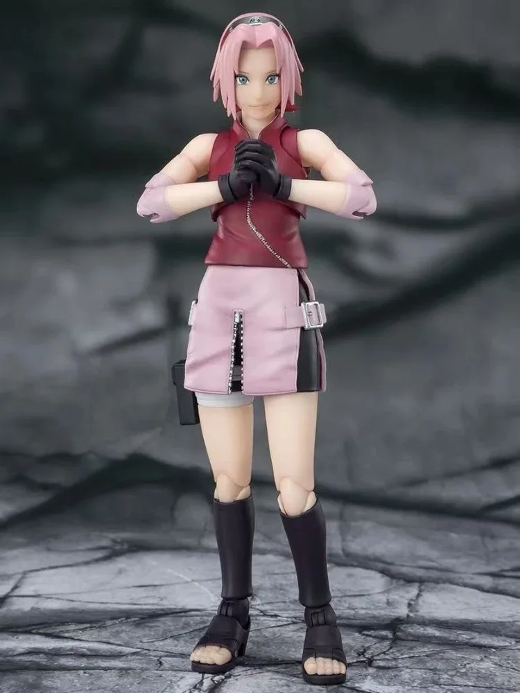 BANDAI Genuino NARUTO Anime Figura SHF Sakura Haruno Modello Finito instock
