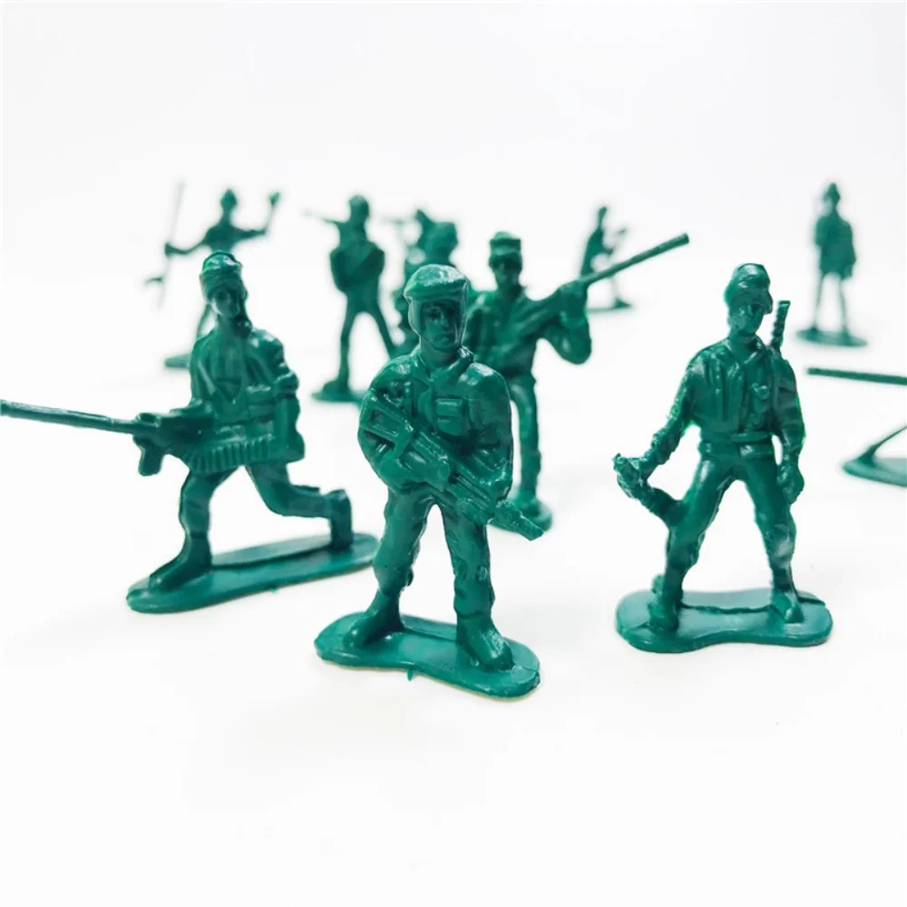 300 pièces ensemble de jeu militaire en plastique jouet soldats 3 couleurs Mini guerrier Elite Force figurine jouets pour enfants jouant cadeau