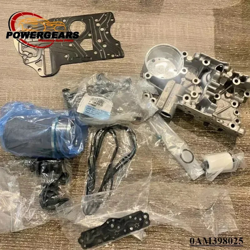 Novo 0AM 398025   Dq200 dsg 7 acumulador de transmissão, corpo da válvula de transmissão + kit de reparo para vws audis skodas assentos