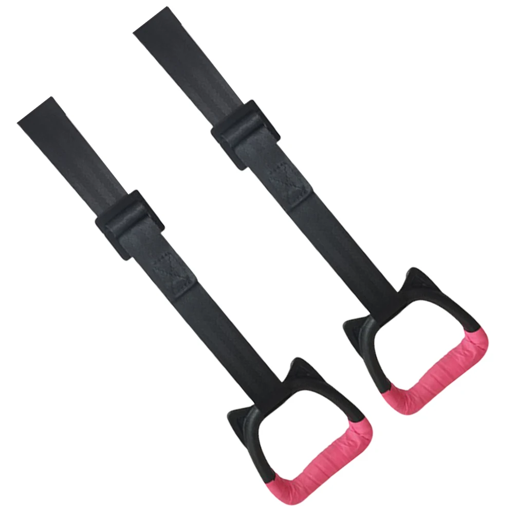 

1 set Kids Gymnastics Rings Baby Crib Pull Ring 1M Rope Length Safe Grip Exercise Training Portable Fitness Equipment