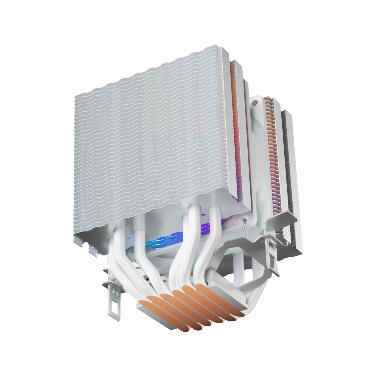 

X99 CPU Air Cooler 6 Heatpipes White PC Radiator For Intel LGA 1150 1151 1156 1366 1200 1700 2011 AMD AM5 AM4 AM3 RGB Ventilador