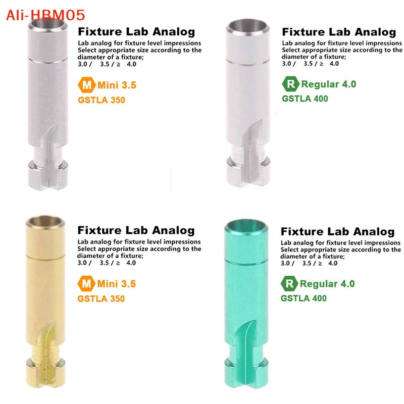 (HB05)Medical Dental Lab Implant Analog Plaster Mini Regural Oral Care Accessories Compatible With Osstem Hiossen