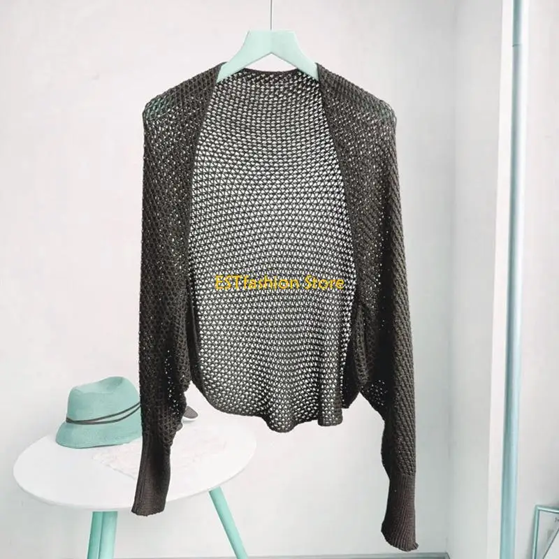 y5gc عباءات أنيقة للنساء الطقس الساخن الطقس العلوي التفاف اللون الكلاسيكي #2