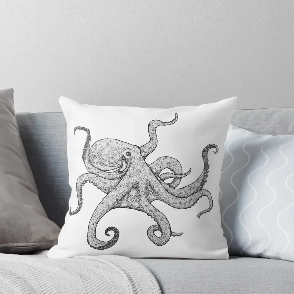 

Octopus Throw Pillow Pillows Aesthetic Pillow Covers Decorative pillow