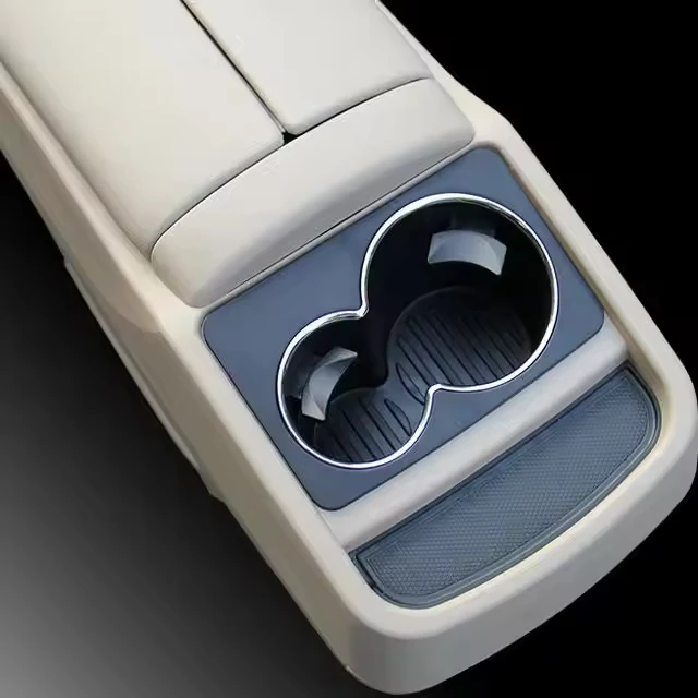 Luxury Car Refrigerator Storage Box With Rotatable Cup Holder For Mercedes Benz VITO/V-Class Armrest-Plastic Material