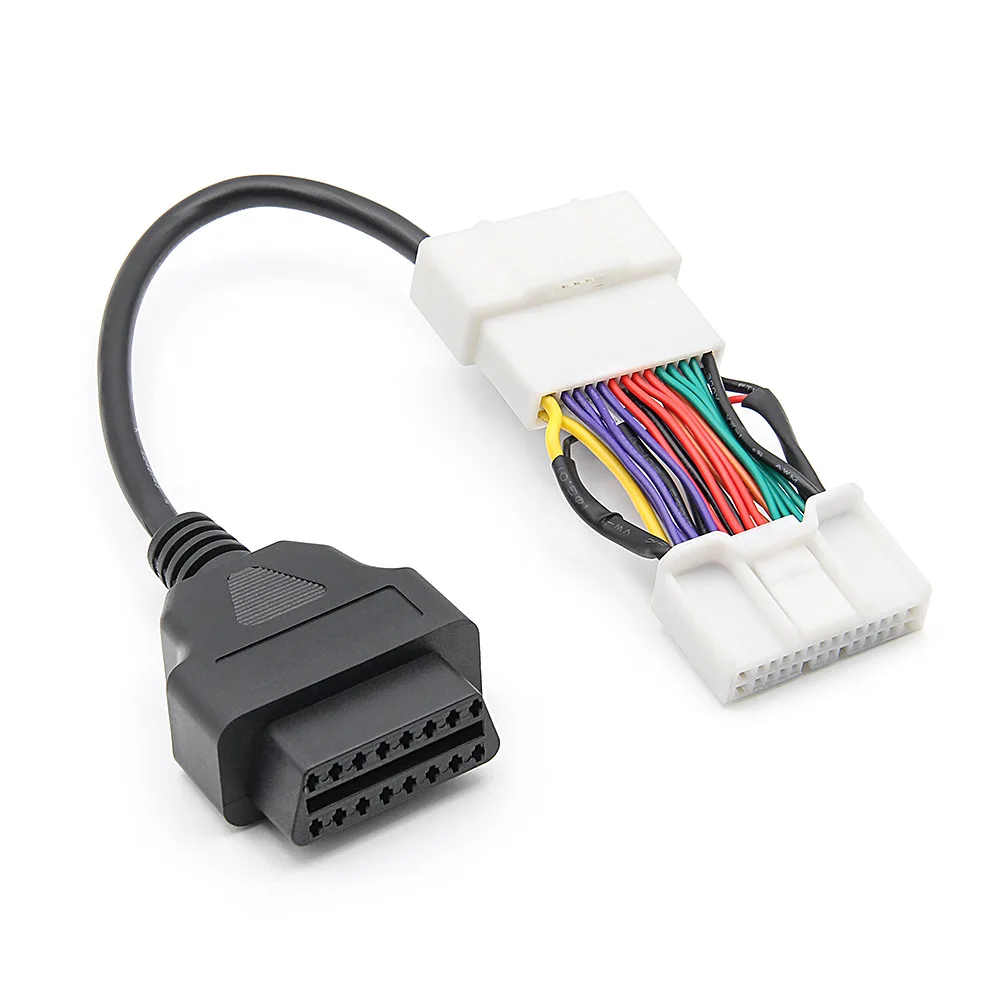 26Pin OBD2 Diagnostic Cable Model 3 Model Y EV OBD Connector Harness Auto Scan Tool Adapter Car Diagnostic Scan Tool Wiring