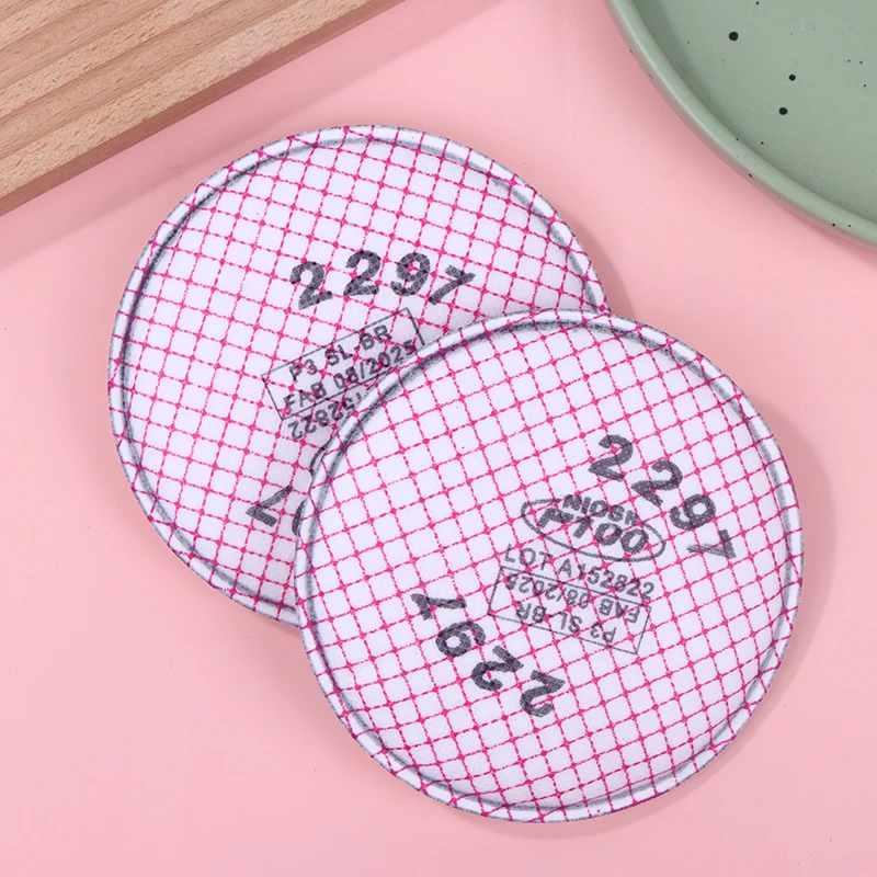 2 Pçs/set 2297 P100 Respirador Avançado Filtro Baseado Particulates Nível de Nuisance Alívio de Vapor Orgânico/Mining/Construção Naval/Abateme