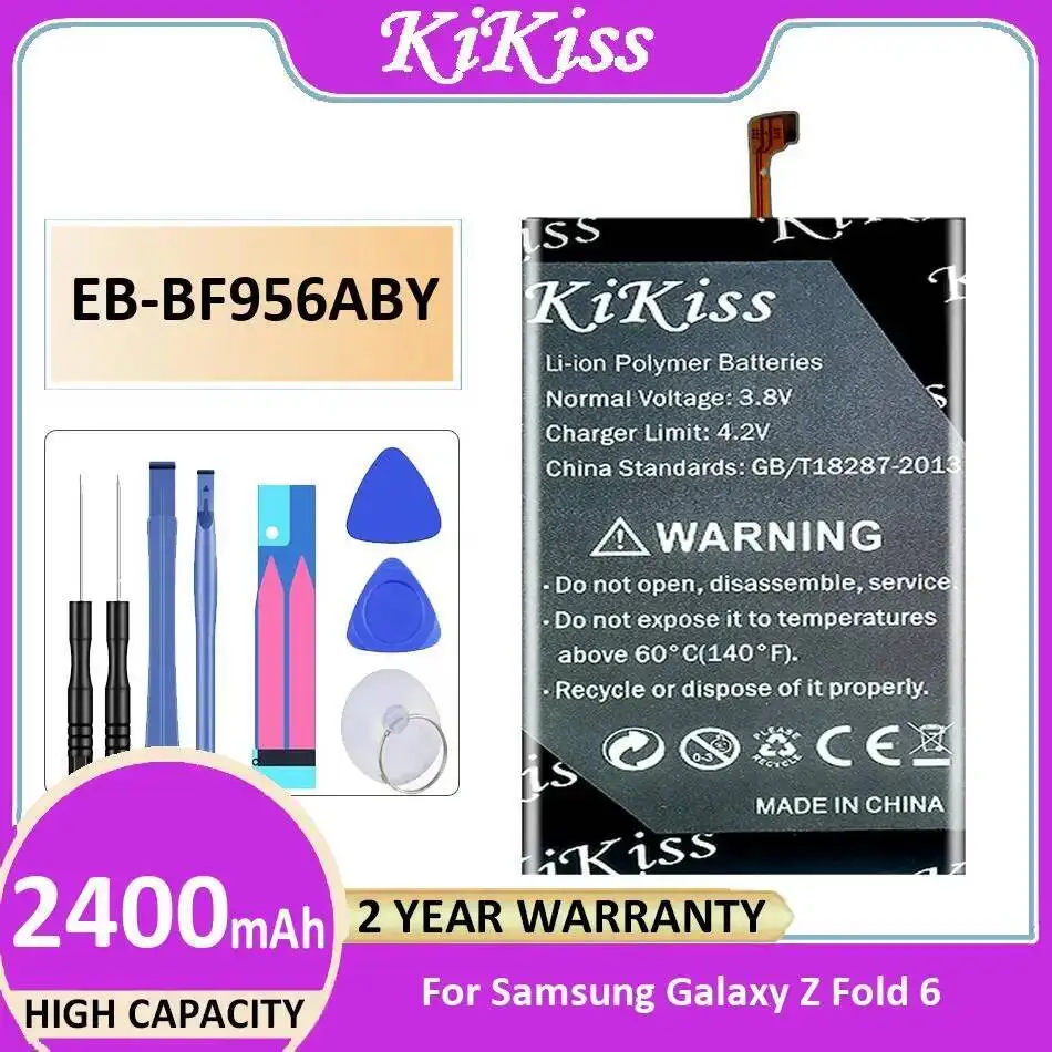 

Аккумулятор для мобильного телефона емкостью 2400 мАч EB-BF956ABY для Samsung Galaxy Z Fold 6, высокая производительность