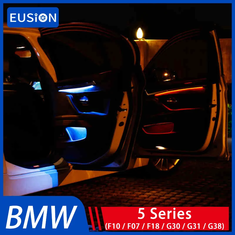 

For BMW 5 Series Auto Ambient Light Led Strips For BMW F10/F11/F07/F18/G30/G31/G38/F06/F12/F13/G32 520 Car Accessories