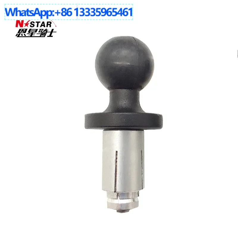 

6PCS Hollow ball head through hole ball head mobile phone bracket can be installed with split handlebar center round hole