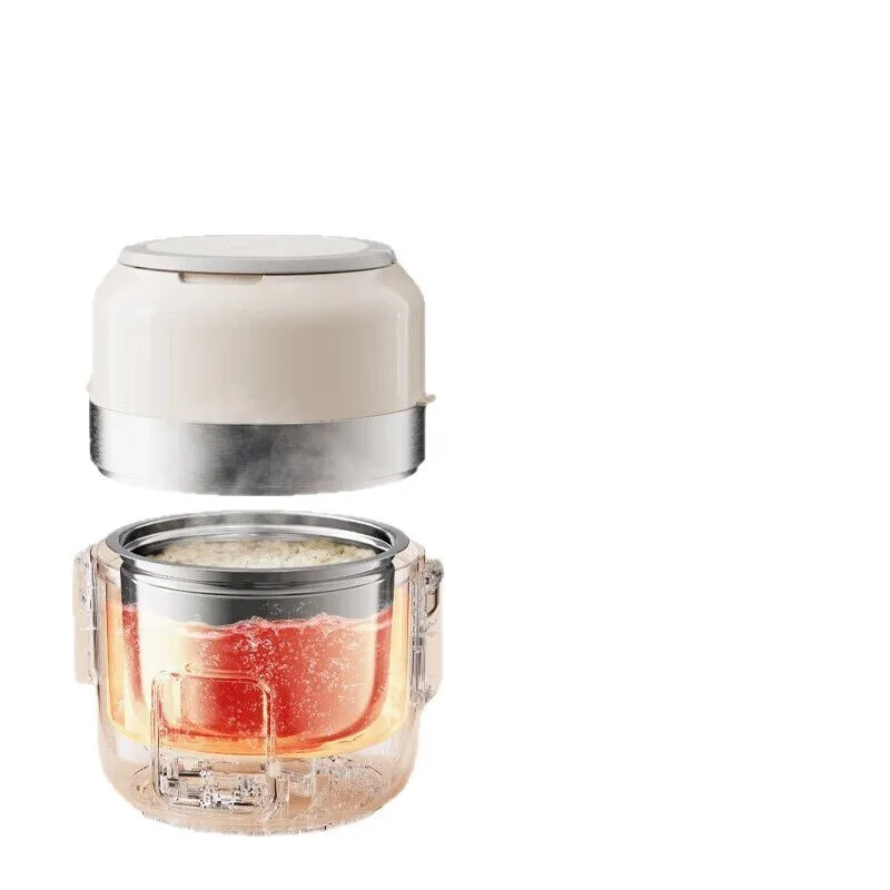 

Scheduled appointment Two-layer thermal insulation lunch box Mini rice cooker Cooking can be plugged in